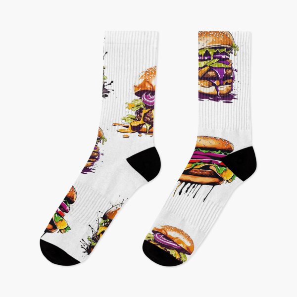 Item preview, Splashy Burger Abstract Design Pattern 1 designed and sold by Tom-Johnson.