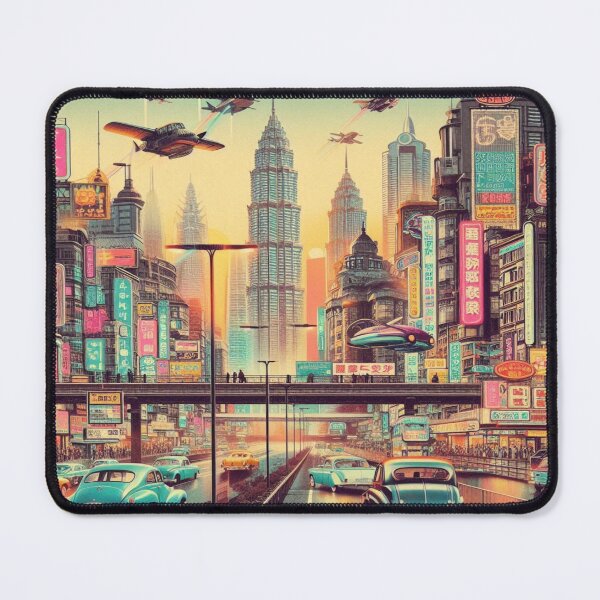 Item preview, Retro Futuristic Cities– Perfect Gift designed and sold by Imaginarium of Chaos falcon88 .