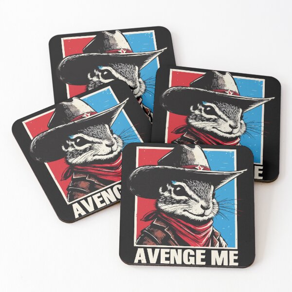 Item preview, Peanut The Squirrel Avenge Me Retro designed and sold by TomFrontierArt.