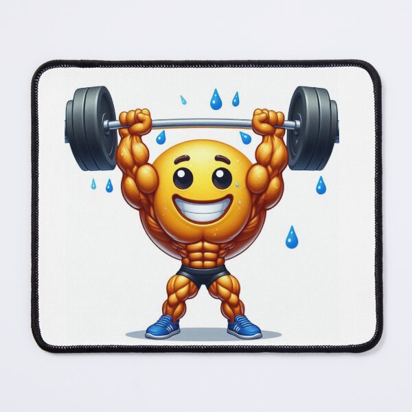 Item preview, mr muscles emoji designed and sold by nigejohn.