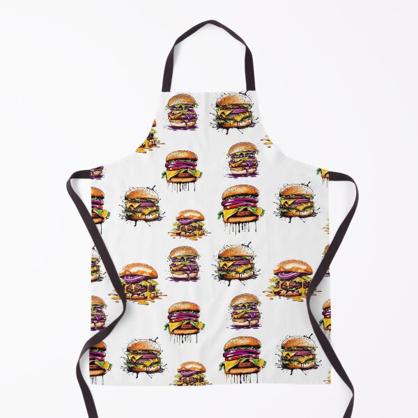 Item preview, Splashy Burger Abstract Design Pattern 2 designed and sold by Tom-Johnson.
