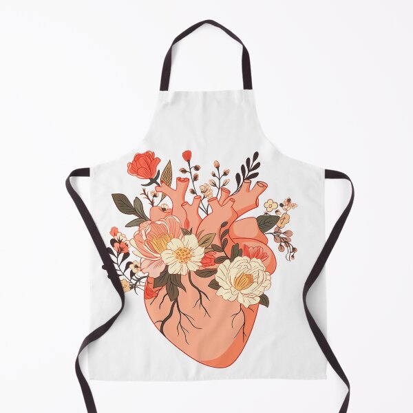 Item preview, Anatomical heart with flowers designed and sold by xiao xuans.