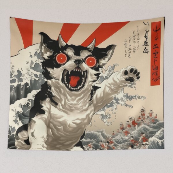 Item preview, Dogzilla Dog Japanese Art Funny Dog Gifts For Men Women Kid  designed and sold by VISIONARTIST.