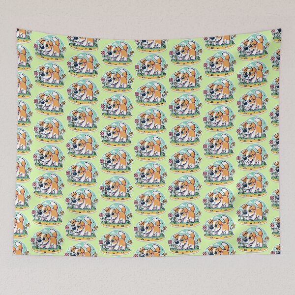 Item preview, Cute Sniffing Curious Puppy designed and sold by Winging-It.