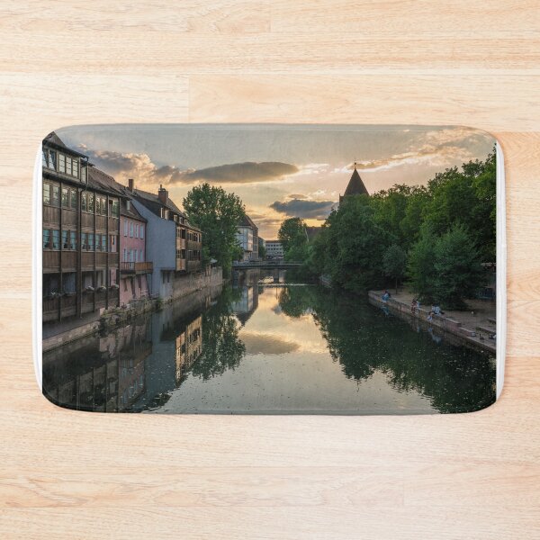 Item preview, Sunset view of the River Pegnitz in Nuremberg designed and sold by WorldScenery.