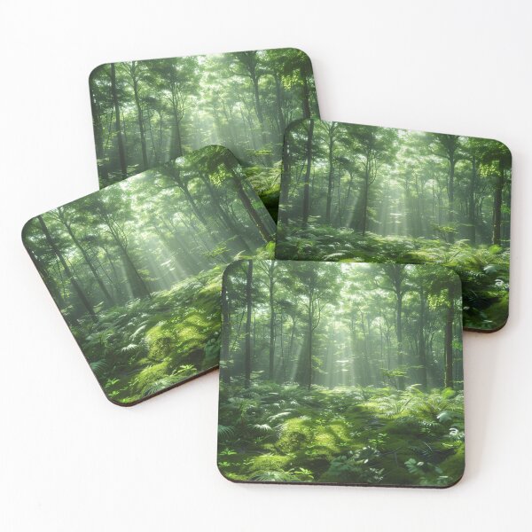 Item preview, Rainforest - Teak Trees designed and sold by KootenayDesigns.