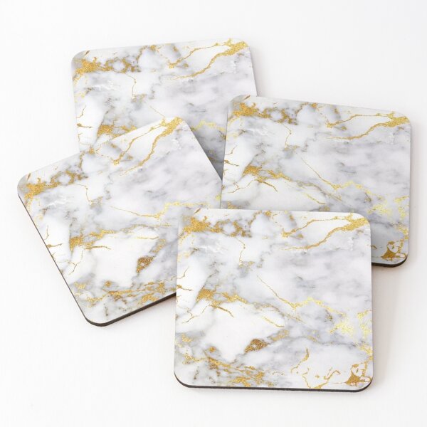 Item preview, white and gold marble pattern designed and sold by AnnabellaRh.