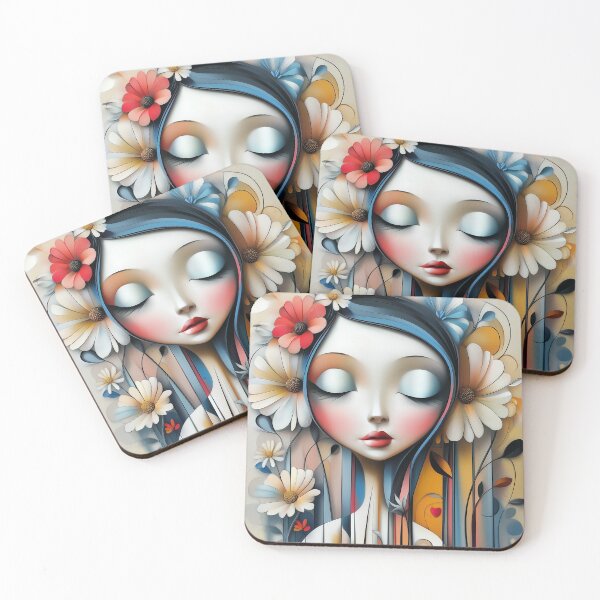 Item preview, Flower Girl No 2. Muted tones, natural palette. designed and sold by Shoot-The-Moon.