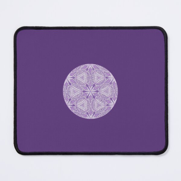 Item preview, Flower of Life Mandalas: 081 - Light Purple Lotus Pond designed and sold by SonoSonoStudio.