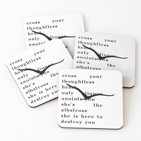 Item preview, Albatross Chorus Lyric Print 2 designed and sold by Parasocialite.