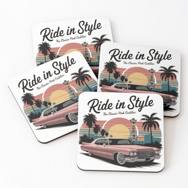 Item preview, pink cadillac ride in style designed and sold by bukajart.