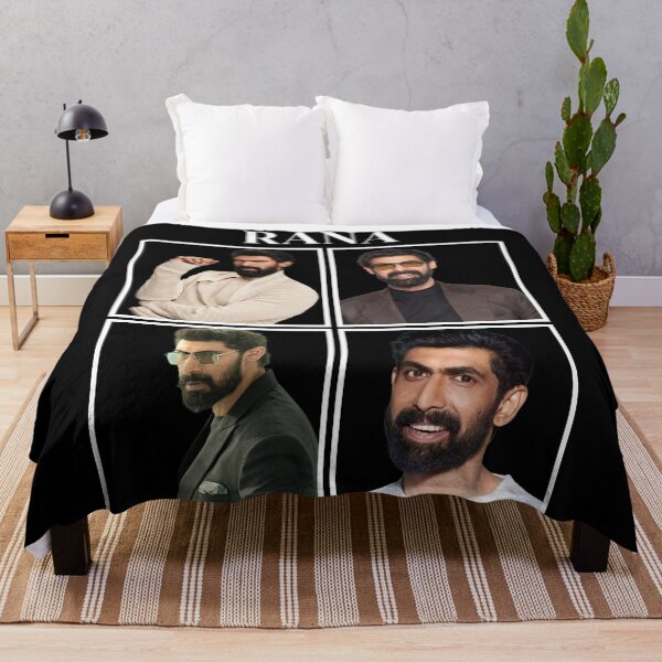 Vista previa del artículo con la obra «Rana Daggubati Telugu Actor Héroe Fan», diseñado y vendido por thestylishshirts.