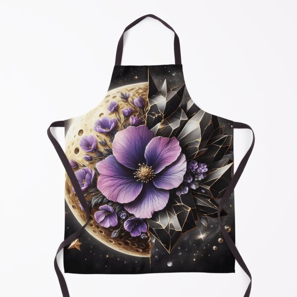 Item preview, Kintsugi Crystal Moon and Violet, Ai Generated Art designed and sold by ACC .