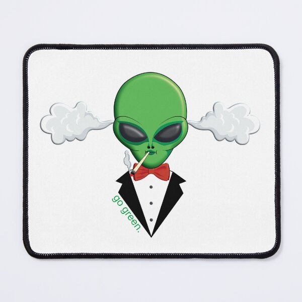 Item preview, Smoking alien designed and sold by Medoosashirt.