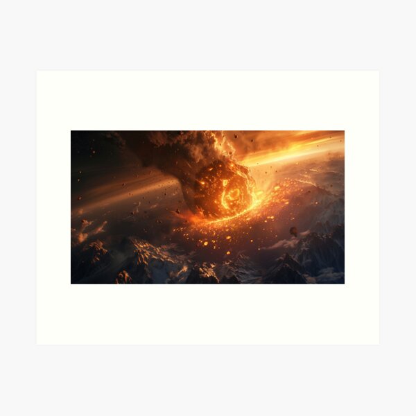 Item preview, Asteroid Impact designed and sold by KootenayDesigns.