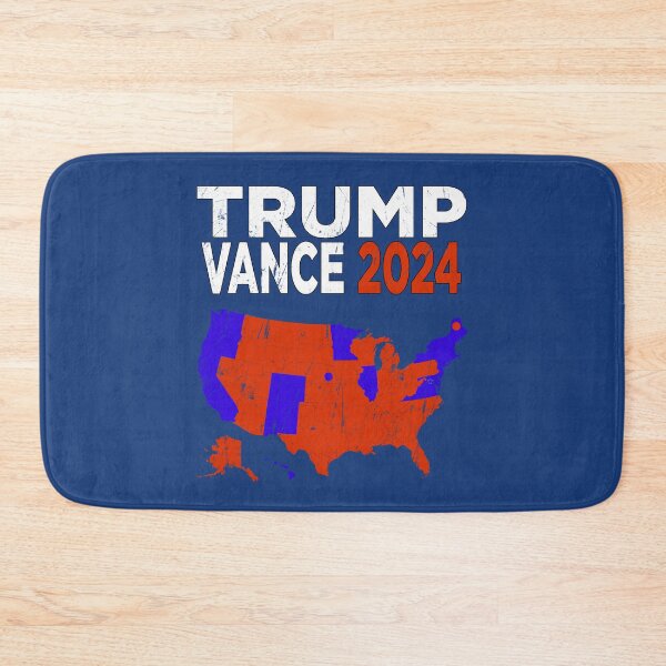 Item preview, Trump Vance '24 Retro Logo Red White Blue Election Map Donald JD 2024 24 Electoral College Red States designed and sold by arcadetoystore.