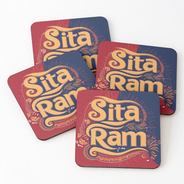 Item preview,  Sita Ram Sunrise: A Vibrant Fusion of Devotion and Design designed and sold by KumarDesignLab.