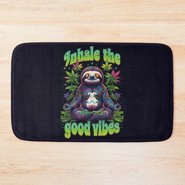 Item preview, Inhale the good vibes sloth design  designed and sold by EccentricsByE.