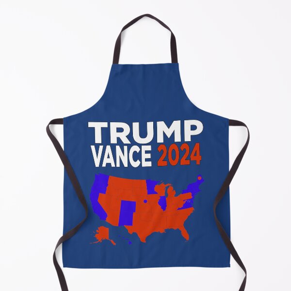 Item preview, Trump Vance '24 Retro Logo Election Map Red White Blue Donald JD 2024 24 Red States Electoral College designed and sold by arcadetoystore.