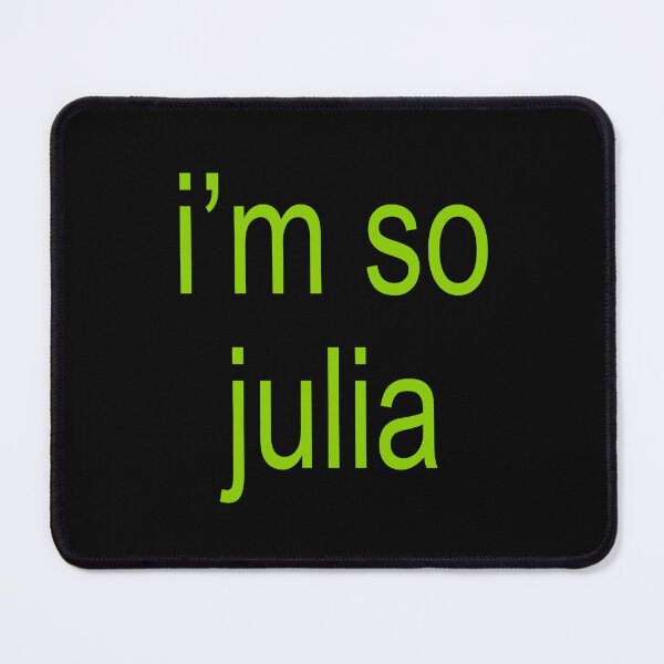 Item preview, I'm So Julia Brat Green designed and sold by Caring Hearts.