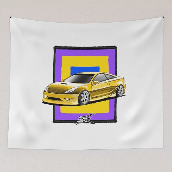 Item preview, celica gts yellow  designed and sold by NaquashM.