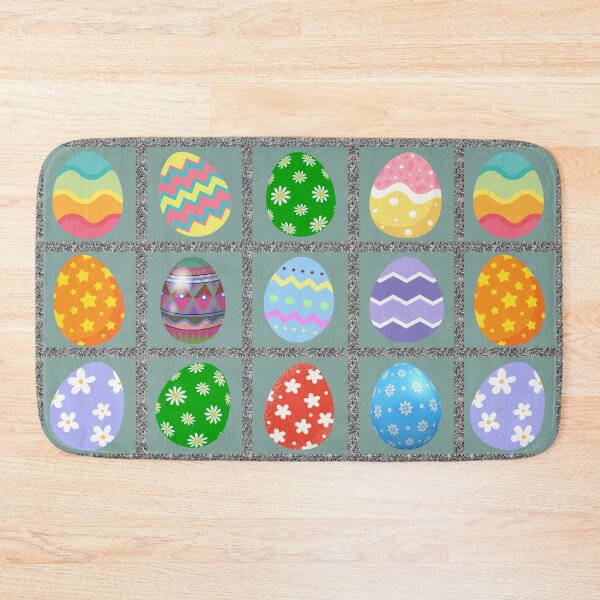 Item preview, Easter Egg-citing Ensemble: A vibrant pattern showcasing 12 unique Easter eggs, each with intricate designs and bright colors. designed and sold by Grang Art Artistic Designs.