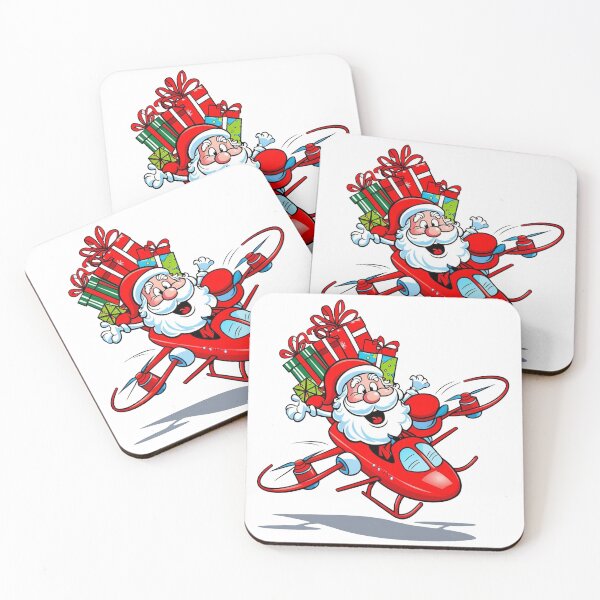 Item preview, Santa Piloting a Drone for Gift Delivery designed and sold by CeammiShop.