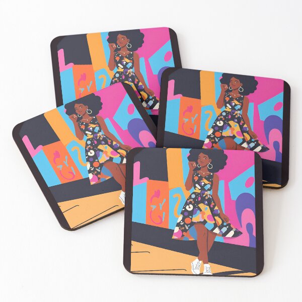Item preview, Chic& Modern African American Girl: Trendy fashion statement designed and sold by ROOTS & SOUL.