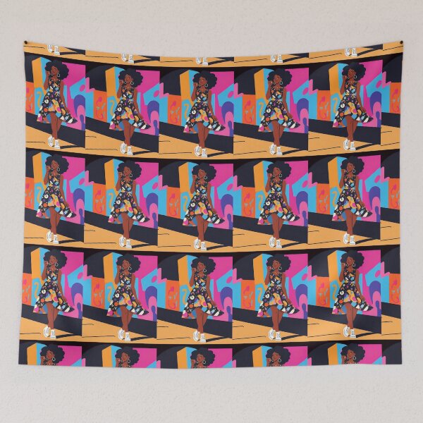 Item preview, Chic& Modern African American Girl: Trendy fashion statement designed and sold by KingdomDesigns2.