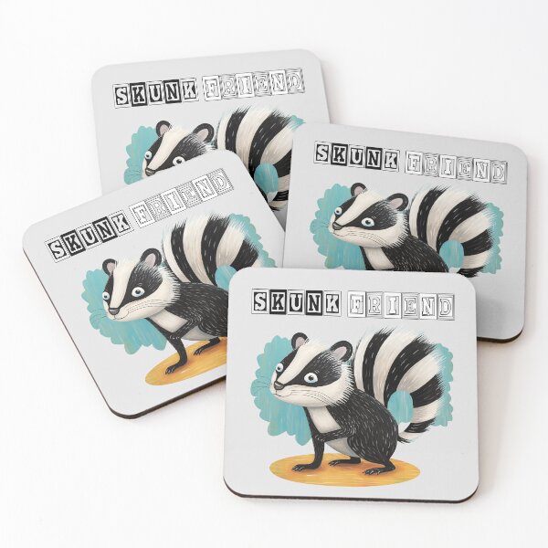 Item preview, Skunk friend designed and sold by AlchemyColor.