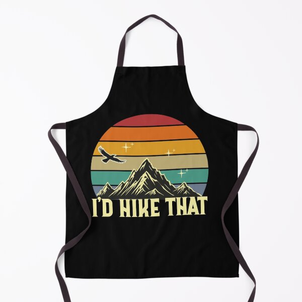 Item preview, I'd Hike That - Retro Hiking Adventure designed and sold by VinsendDraconi.