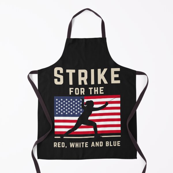 Item preview, Patriotic Fencing Strike for USA Fans and Athletes  designed and sold by Anniko Art Studio.
