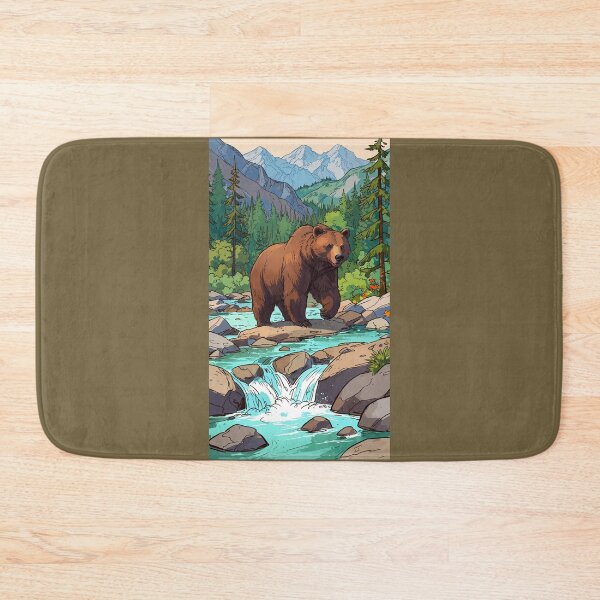 Item preview, Grizzly Bear designed and sold by ArtCraftLab.