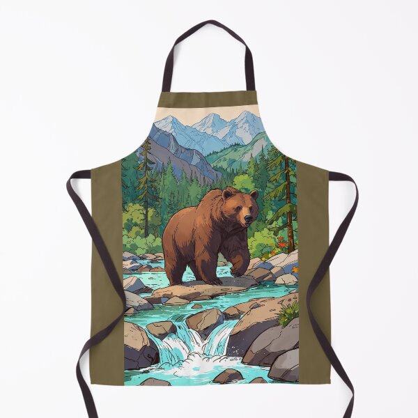 Item preview, Grizzly Bear designed and sold by ArtCraftLab.