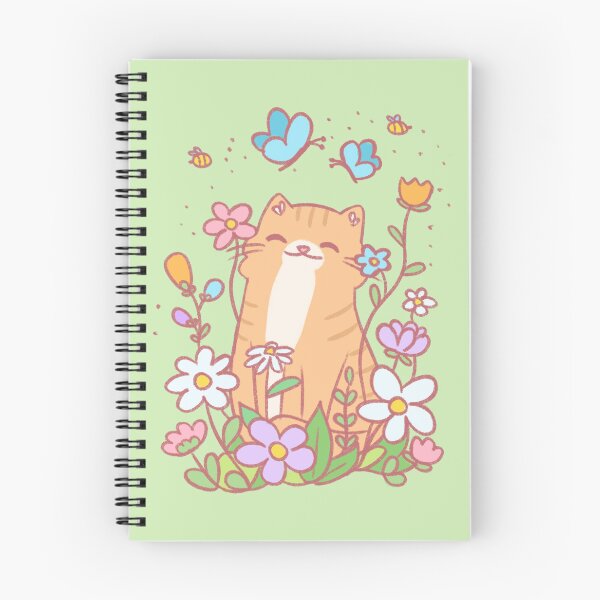 Item preview, Happy flower cat designed and sold by dreamsclouds.