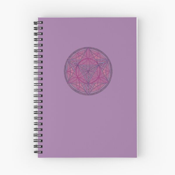 Item preview, Flower of Life Mandalas: 090 - Purple Star Tetrahedron designed and sold by SonoSonoStudio.