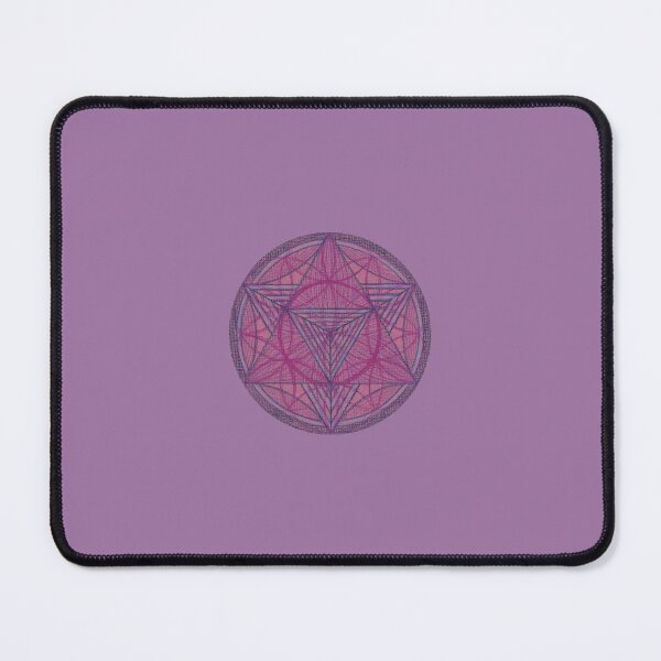 Item preview, Flower of Life Mandalas: 090 - Purple Star Tetrahedron designed and sold by SonoSonoStudio.