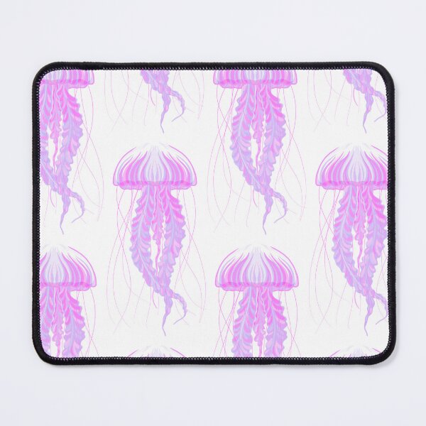 Item preview, Neon pink jellyfish designed and sold by Fox Swell Media.