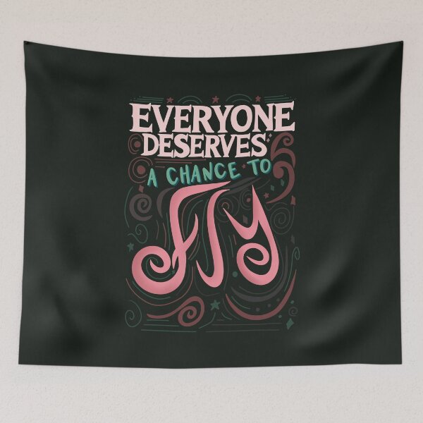 Item preview, Everyone deserves a chance to fly! designed and sold by byebyesally.