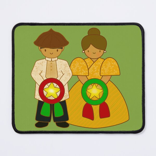 Item preview, Christmas Filipino Couple Kawaii Style Parol Lantern designed and sold by chocolatefund.