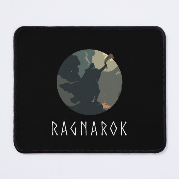 Item preview, RAGNAROK - Heimdall Raising Ghallarhorn as The Final War Wages, Norse Mythology designed and sold by Patryk Wiatrowski.