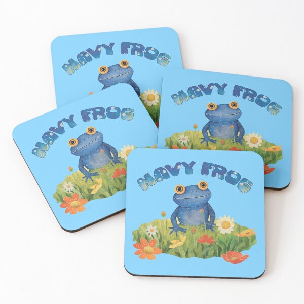 Item preview, Navy frog designed and sold by AlchemyColor.