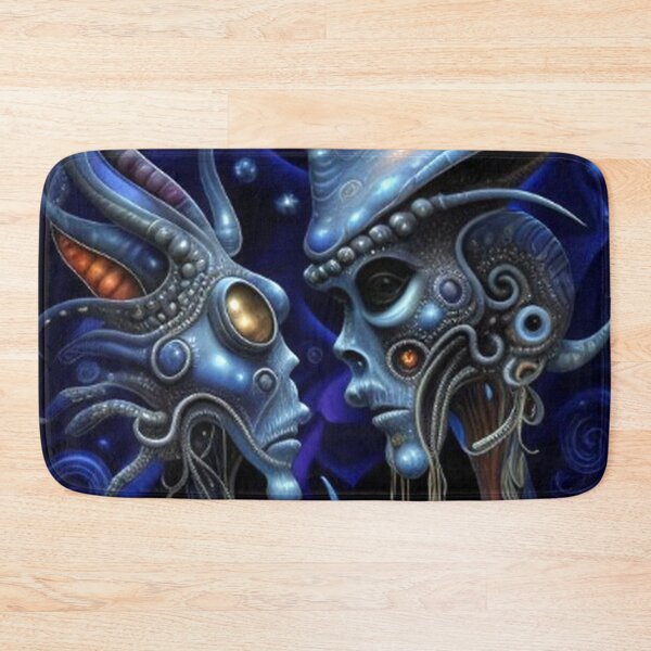 Item preview, Abstract Aliens Couple designed and sold by TheDarkWardrobe.