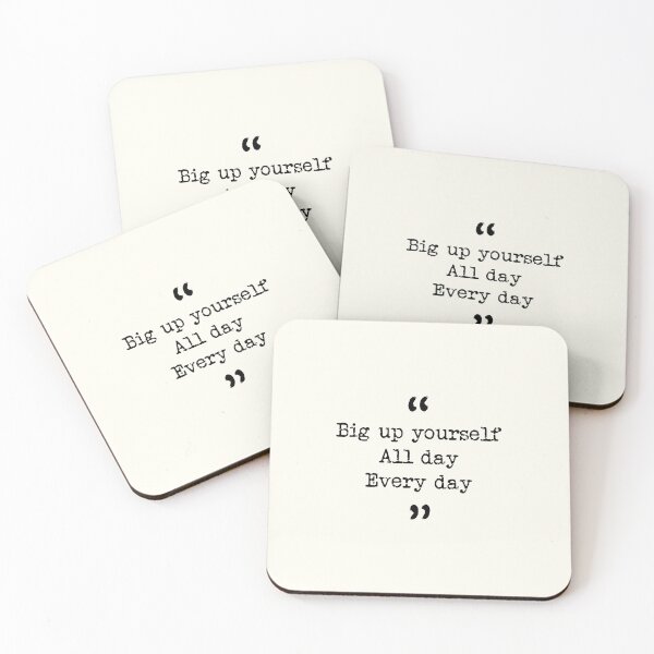 Item preview, Taskmaster quote | Big up yourself, all day, every day designed and sold by The-Keepers.