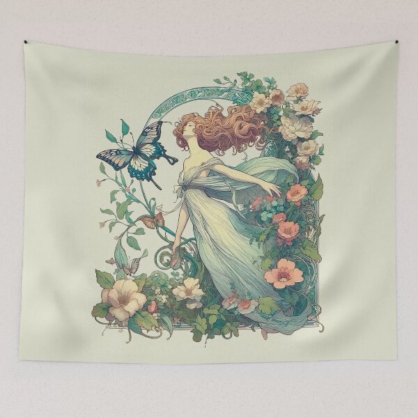 Item preview, Art Nouveau - Vintage Spring Belle Epoque designed and sold by Fregoli 2D.