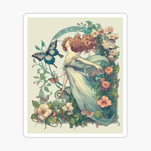 Item preview, Art Nouveau - Vintage Primavera Belle Epoque designed and sold by Fregoli Design Dinamique.