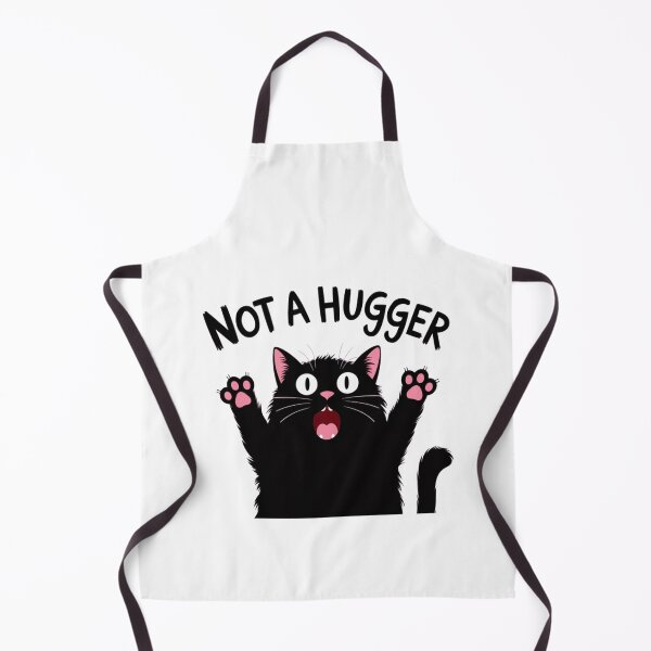 Item preview, Not a hugger, cat, feline, funnyfits70, Humor, Funny, retro, vintages, funny quotes, animal humor, designed and sold by FunnyFits70.