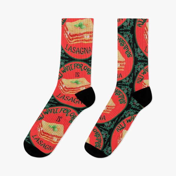 Item preview, All I want for Christmas is lasagna  designed and sold by Stefrait-7.