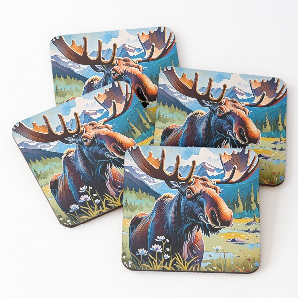 Item preview, Just A Moose On The Loose designed and sold by Paw's Arts.