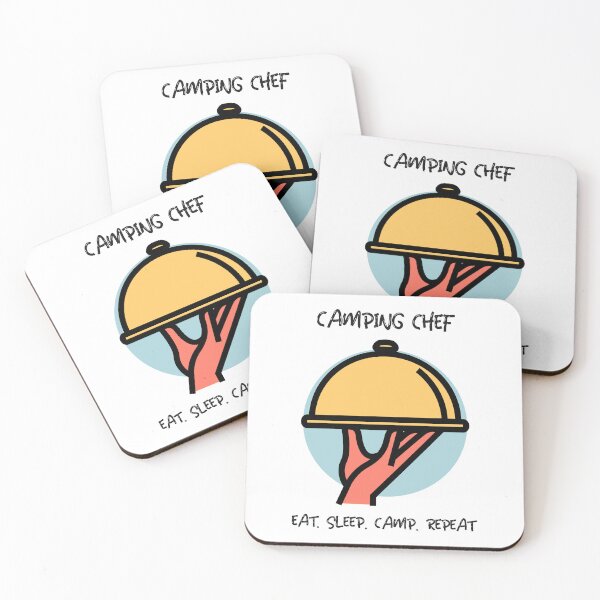 Item preview, Camping chef. Eat. Sleep. Camp. Repeat designed and sold by FirstTimeTees.